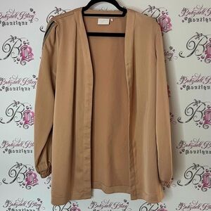 Kaffe kimono Open Front Cardigan striped arms cherry kimono shimmer shiny luxe